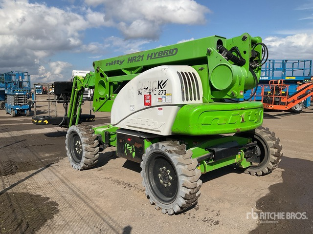 2016 Nifty HR21 4WD Hybrid Articulating Boom Lift - Articulated boom: picture 4 2016 Nifty HR21 4WD Hybrid Articulating Boom Lift - Articulated boom: picture 4