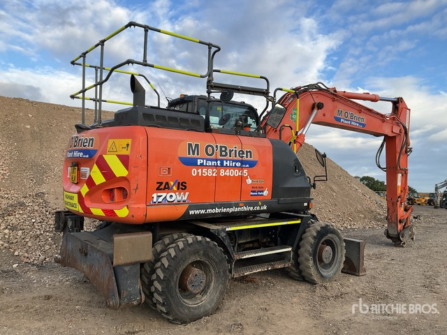 2017 Hitachi ZX170W-5 Highway Wheeled Excavator - Wheel excavator: picture 3 2017 Hitachi ZX170W-5 Highway Wheeled Excavator - Wheel excavator: picture 3