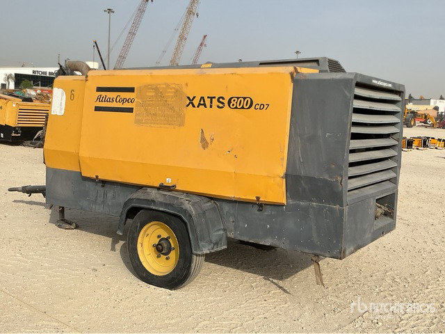 2012 Atlas Copco XATS800 Mobile Air Compressor - Air compressor: picture 3 2012 Atlas Copco XATS800 Mobile Air Compressor - Air compressor: picture 3
