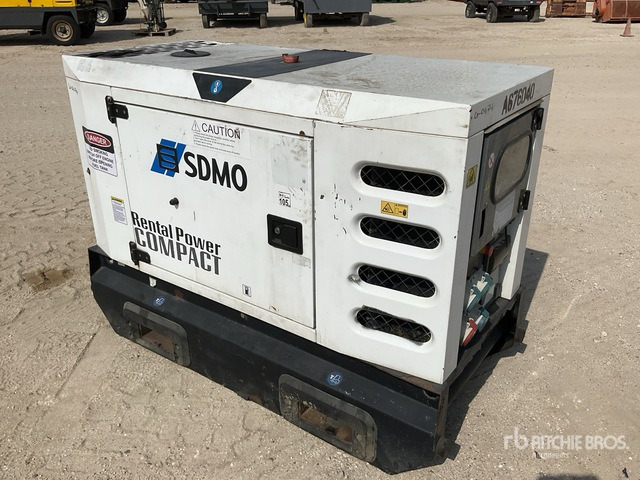 2015 Sdmo 22 kVA Skid-Mounted (Inoperable) Generator Set - Generator set: picture 1 2015 Sdmo 22 kVA Skid-Mounted (Inoperable) Generator Set - Generator set: picture 1