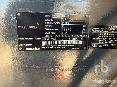 KOMATSU WA380 6 - Wheel loader: picture 5 KOMATSU WA380 6 - Wheel loader: picture 5