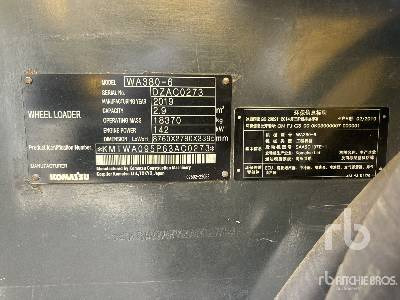 KOMATSU WA380 6 - Wheel loader: picture 5 KOMATSU WA380 6 - Wheel loader: picture 5