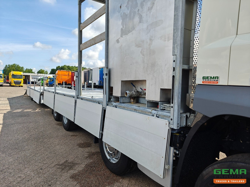 Autotransporter truck DAF CF 430 FAX 8x2/6 Dagcabine Euro6D - Machine Transporter + 2assige Aanhanger - Hydraulische Rampen - Afneembare 10.000L WaterTank - 20.000km! Origineel: picture 11