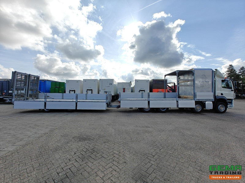 Autotransporter truck DAF CF 430 FAX 8x2/6 Dagcabine Euro6D - Machine Transporter + 2assige Aanhanger - Hydraulische Rampen - Afneembare 10.000L WaterTank - 20.000km! Origineel: picture 12