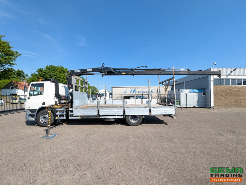 Dropside/ Flatbed truck, Crane truck DAF CF75.250 4x2 Dagcab Euro3 - Open laadbak 6.14m + Hiab XS144-E3+3H - RadioGrafisch - 315.000km - TOP!: picture 11