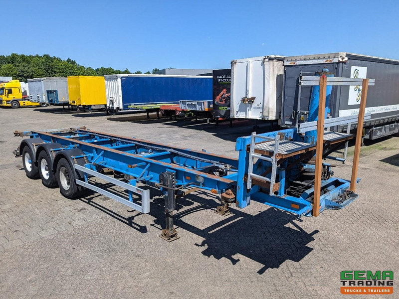 DESOT OPL/3AT/38/6894E 3-Assen BPW - Trommelremmen - 30FT Kiepchassis - Elektrische/Hydraulisch Pomp - Alcoa - Container transporter/ Swap body semi-trailer: picture 4 DESOT OPL/3AT/38/6894E 3-Assen BPW - Trommelremmen - 30FT Kiepchassis - Elektrische/Hydraulisch Pomp - Alcoa - Container transporter/ Swap body semi-trailer: picture 4