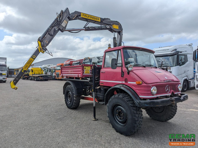 Unimog 416/U1100 4x4 - Hiab PK4600A - Open laadbak - Lier - Vangmuil/trekhaak - Mercedes Benz - Crane truck: picture 2 Unimog 416/U1100 4x4 - Hiab PK4600A - Open laadbak - Lier - Vangmuil/trekhaak - Mercedes Benz - Crane truck: picture 2
