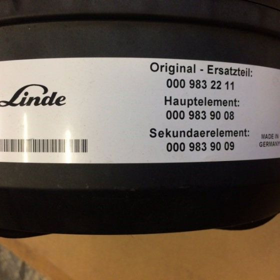 Air filter for Linde H50-80, Series 396 - Air filter for Forklift: picture 4 Air filter for Linde H50-80, Series 396 - Air filter for Forklift: picture 4