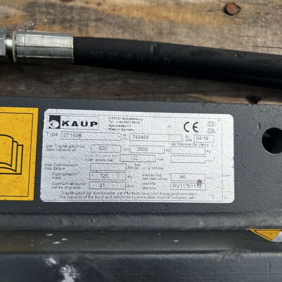KAUP 2T160B Forkpositioner without sideshift - Attachment for Material handling equipment: picture 3 KAUP 2T160B Forkpositioner without sideshift - Attachment for Material handling equipment: picture 3