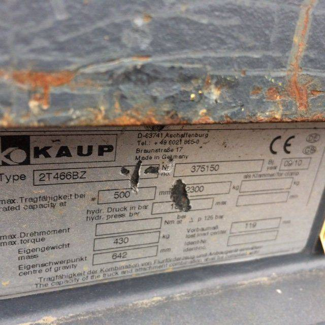 Kaup Fork positioner with separate Sideshift - Attachment: picture 1 Kaup Fork positioner with separate Sideshift - Attachment: picture 1