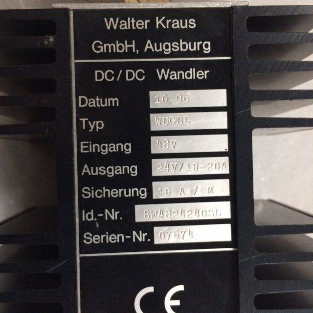 Converter DC/DC 48/ 24V - Electrical system for Material handling equipment: picture 4 Converter DC/DC 48/ 24V - Electrical system for Material handling equipment: picture 4