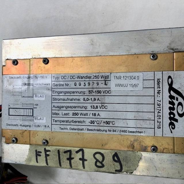 DC/DC Converter 80V-12V - Electrical system for Material handling equipment: picture 3 DC/DC Converter 80V-12V - Electrical system for Material handling equipment: picture 3