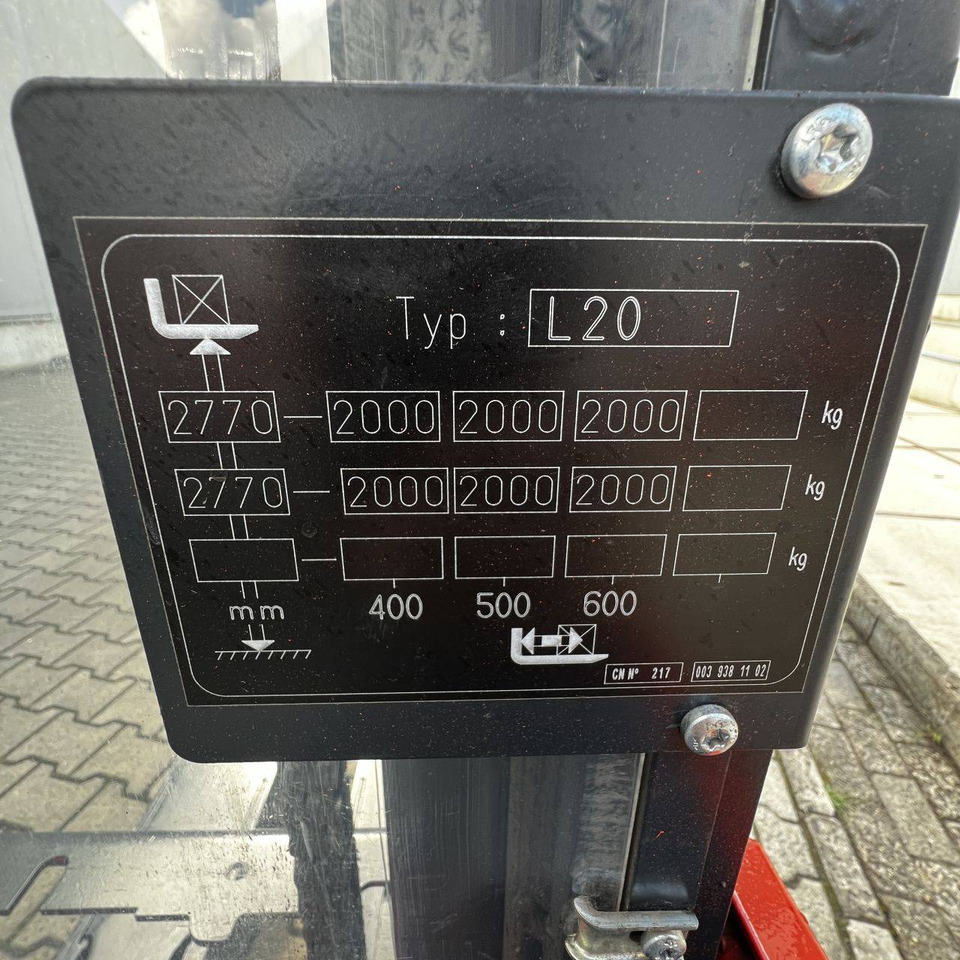 Stacker Linde L20 (1173): picture 15 Stacker Linde L20 (1173): picture 15