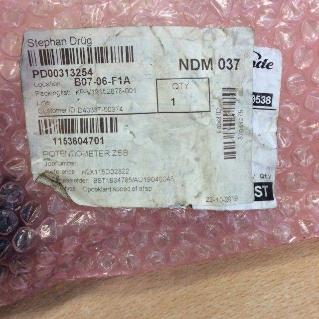 Potentiometer Assy mtg for Linde - Electrical system for Material handling equipment: picture 5 Potentiometer Assy mtg for Linde - Electrical system for Material handling equipment: picture 5