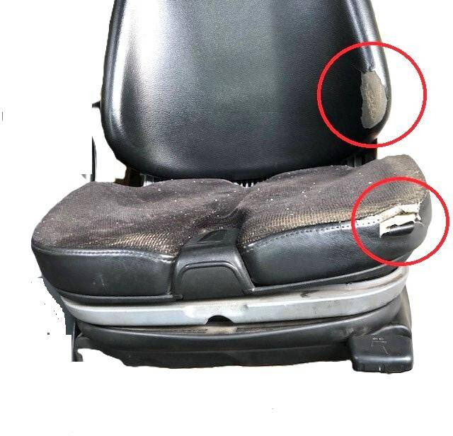 Seat for Linde R16, Series 1120 - Seat for Material handling equipment: picture 2 Seat for Linde R16, Series 1120 - Seat for Material handling equipment: picture 2