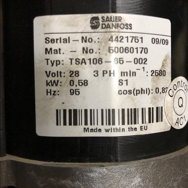 Steering motor - Steering for Material handling equipment: picture 4 Steering motor - Steering for Material handling equipment: picture 4