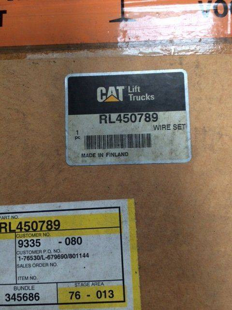 Wire Set for Caterpillar - Cables/ Wire harness for Material handling equipment: picture 4 Wire Set for Caterpillar - Cables/ Wire harness for Material handling equipment: picture 4