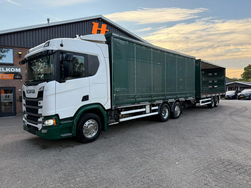 Scania R500 NGS 6X2 Retarder Stuuras 551.670KM! Schuifzeilen Combi Hefdak - Curtainsider truck: picture 1 Scania R500 NGS 6X2 Retarder Stuuras 551.670KM! Schuifzeilen Combi Hefdak - Curtainsider truck: picture 1