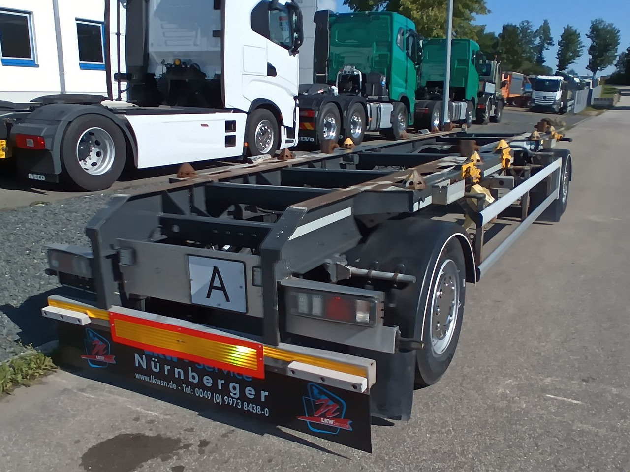 Hüffermann 2-A VARIO-CARRIER VERZINKT SAFETYFIX Reifen/TÜV - Roll-off/ Skip trailer: picture 4 Hüffermann 2-A VARIO-CARRIER VERZINKT SAFETYFIX Reifen/TÜV - Roll-off/ Skip trailer: picture 4