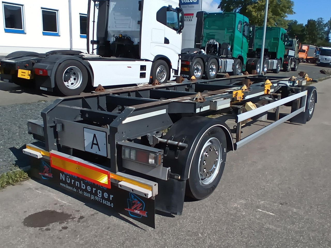 Hüffermann 2-A VARIO-CARRIER VERZINKT SAFETYFIX Reifen/TÜV - Roll-off/ Skip trailer: picture 5 Hüffermann 2-A VARIO-CARRIER VERZINKT SAFETYFIX Reifen/TÜV - Roll-off/ Skip trailer: picture 5