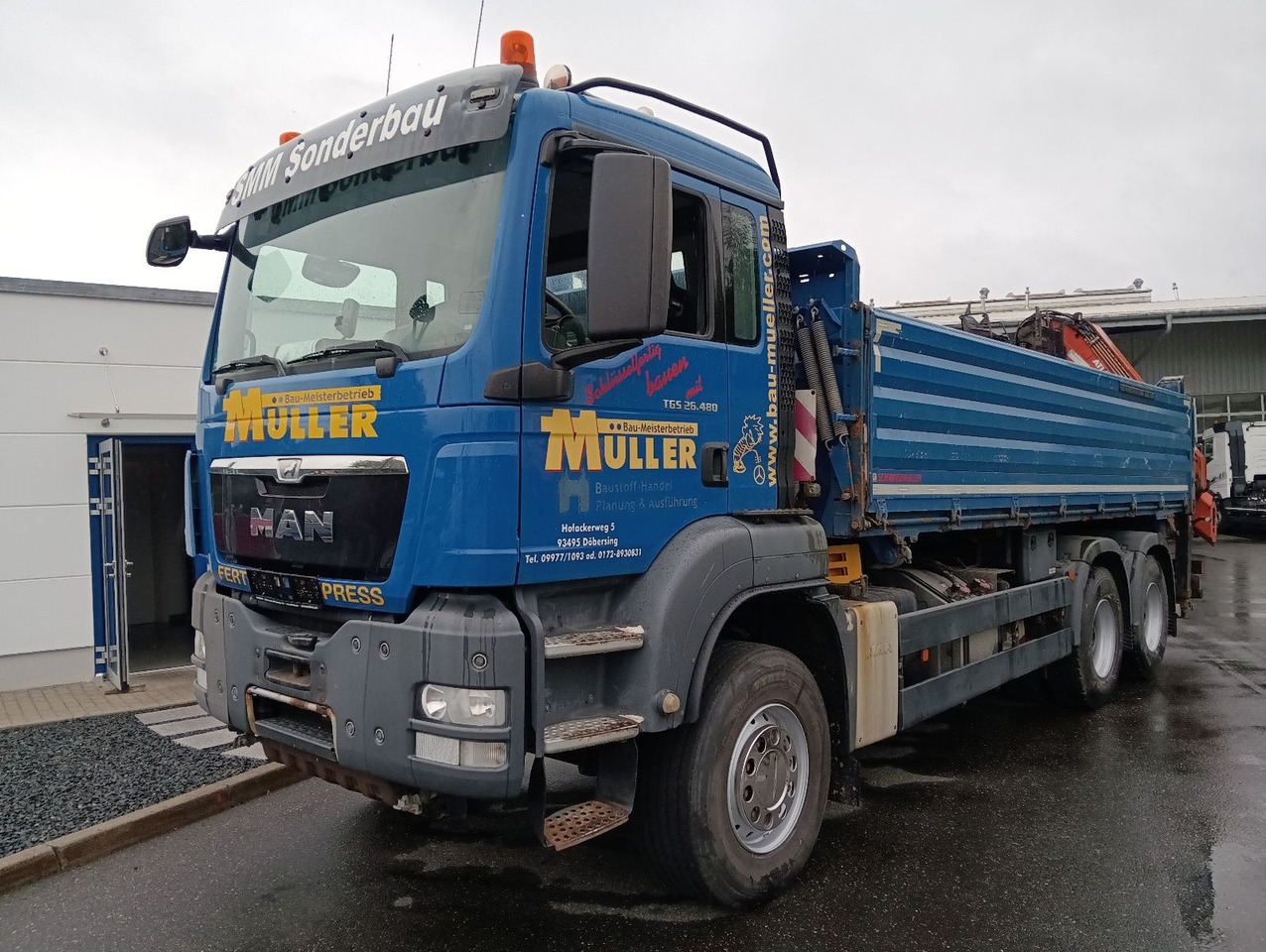 MAN TGS 26:480 6x4 EURO5 ATLAS 240.2E-A4 3-S-Kipper leasing MAN TGS 26:480 6x4 EURO5 ATLAS 240.2E-A4 3-S-Kipper: picture 10