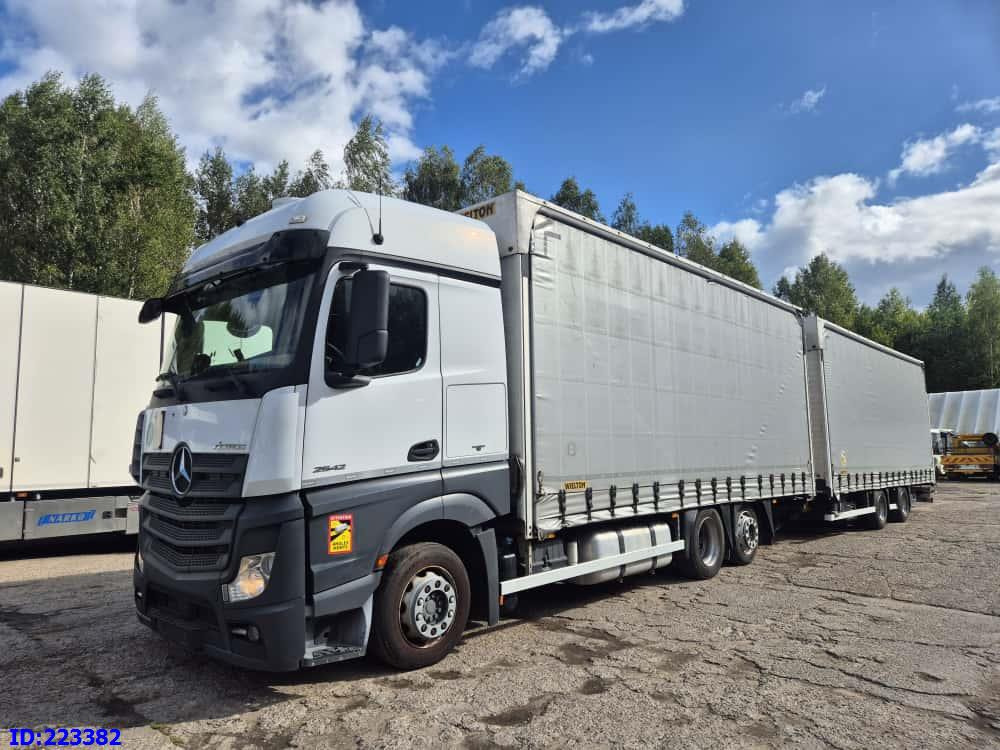 MERCEDES-BENZ Actros 2542 6x2 Euro6 + Wielton trailer - Curtainsider truck: picture 1 MERCEDES-BENZ Actros 2542 6x2 Euro6 + Wielton trailer - Curtainsider truck: picture 1
