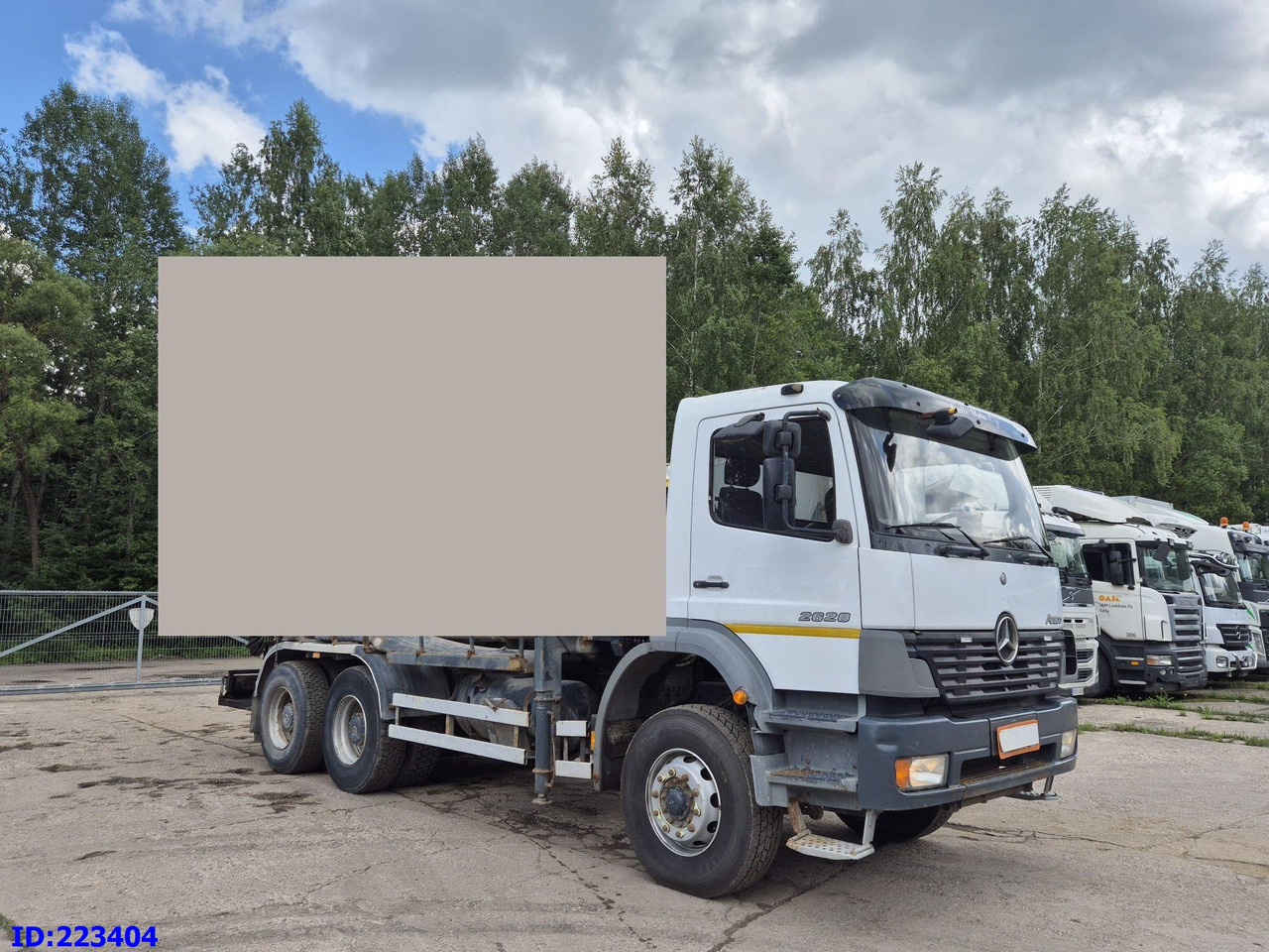 MERCEDES-BENZ Atego 2628 6x4 Full steel - Cab chassis truck: picture 4 MERCEDES-BENZ Atego 2628 6x4 Full steel - Cab chassis truck: picture 4