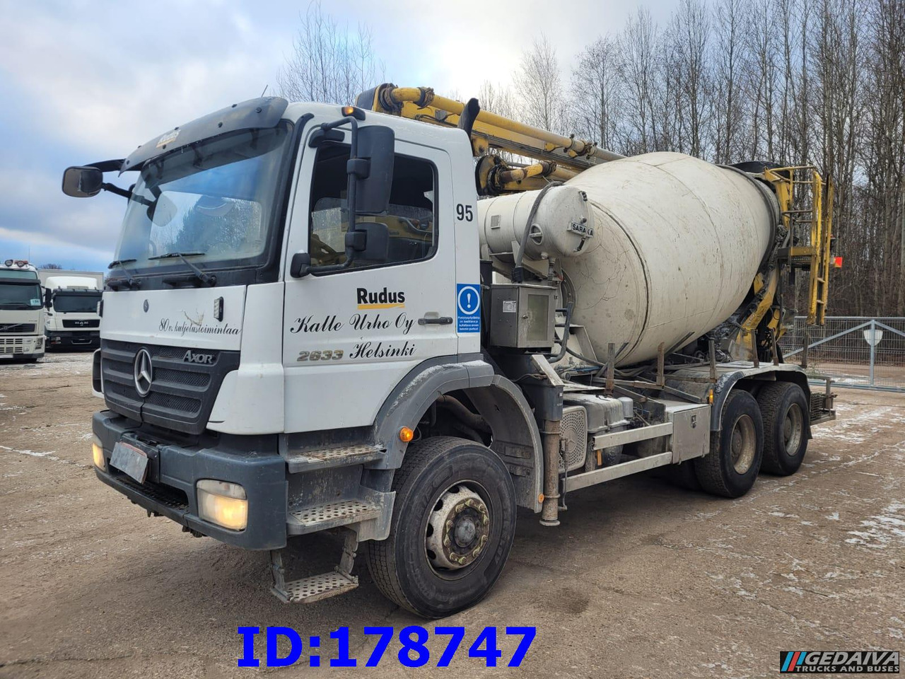 MERCEDES-BENZ Axor 2633 6x4 Schwing 750 - Concrete pump truck: picture 4 MERCEDES-BENZ Axor 2633 6x4 Schwing 750 - Concrete pump truck: picture 4