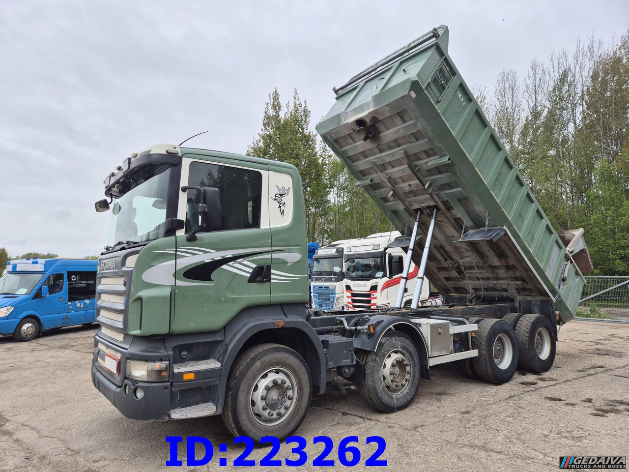 SCANIA R420 8X4 Steering axle - Big axle - Full steel - Tipper: picture 1 SCANIA R420 8X4 Steering axle - Big axle - Full steel - Tipper: picture 1