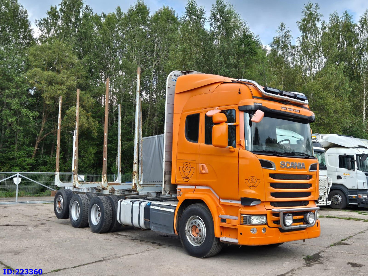 SCANIA R580 8X4 V8 - Timber truck: picture 2 SCANIA R580 8X4 V8 - Timber truck: picture 2