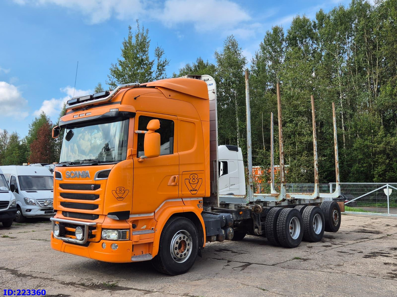 SCANIA R580 8X4 V8 - Timber truck: picture 1 SCANIA R580 8X4 V8 - Timber truck: picture 1