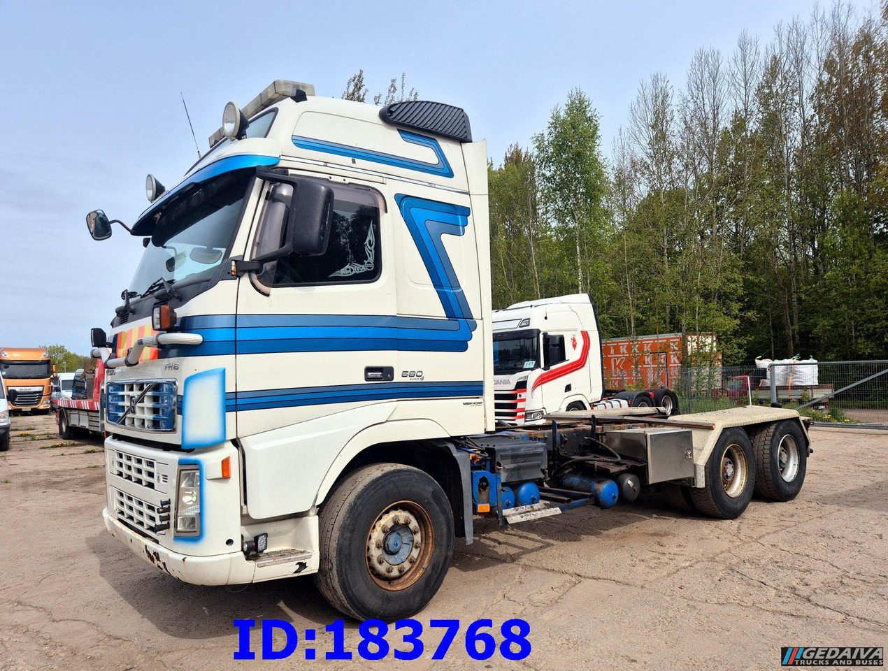 Cab chassis truck VOLVO FH16 580HP 6x4 BigAxles: picture 1