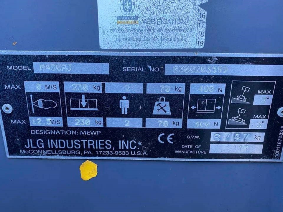 JLG M 450 AJ - Articulated boom: picture 4 JLG M 450 AJ - Articulated boom: picture 4