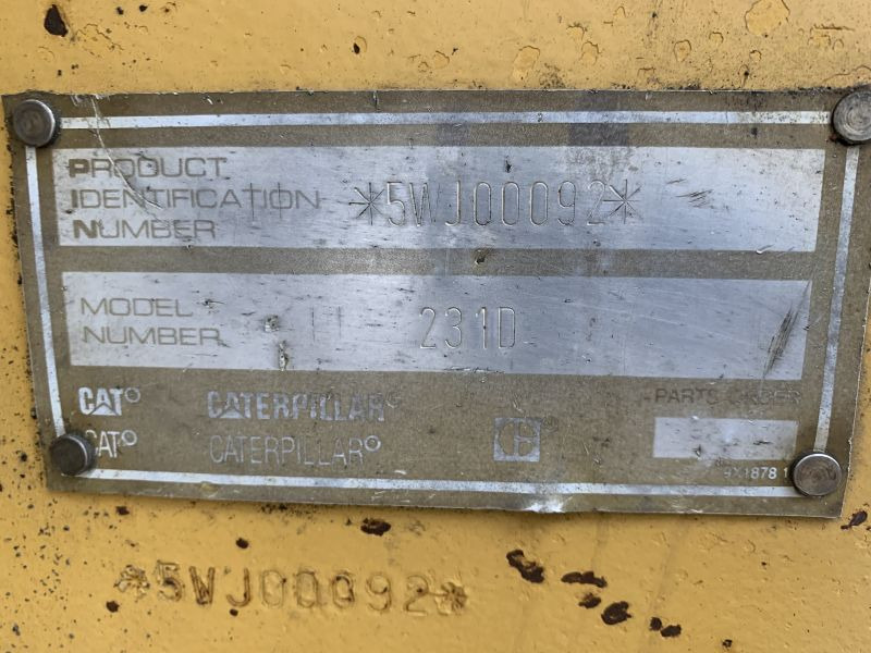 Crawler excavator Caterpillar 231 D (110415): picture 9 Crawler excavator Caterpillar 231 D (110415): picture 9