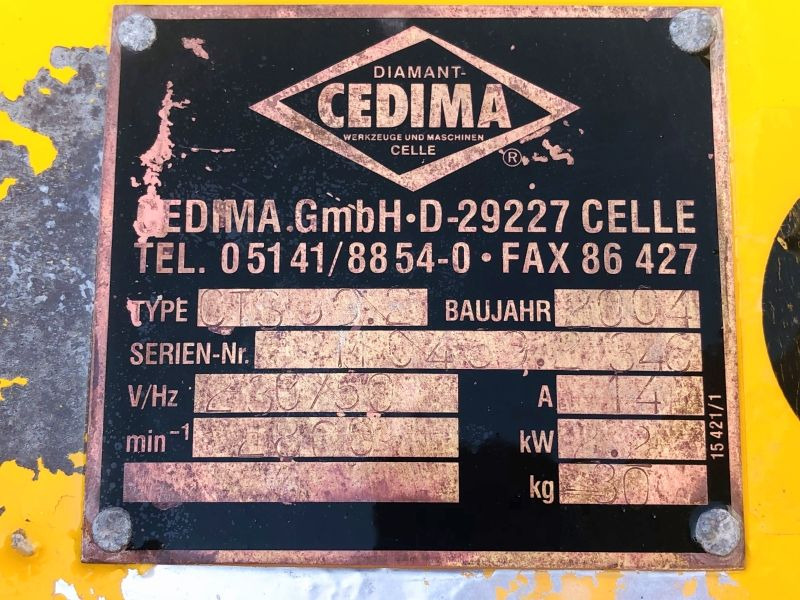 Cedima CTS 59.5 (3200) - Construction equipment: picture 3 Cedima CTS 59.5 (3200) - Construction equipment: picture 3