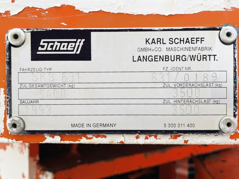 Terex-Schaeff SKS 631 (3509) - Wheel loader: picture 2 Terex-Schaeff SKS 631 (3509) - Wheel loader: picture 2
