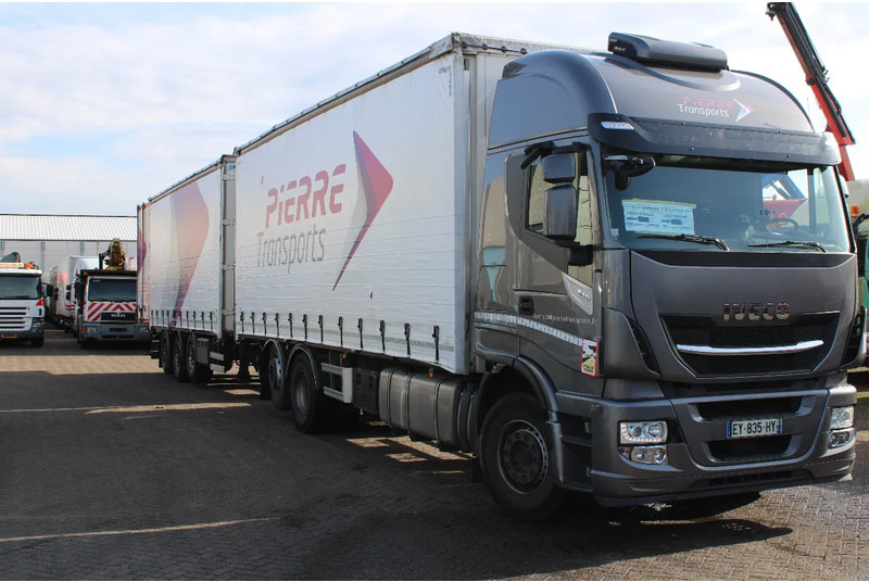 Iveco Stralis 510 + EURO 6 + RETARDER + STEERING AXEL + 6x2 + 106m3 combi - Curtainsider truck: picture 2 Iveco Stralis 510 + EURO 6 + RETARDER + STEERING AXEL + 6x2 + 106m3 combi - Curtainsider truck: picture 2