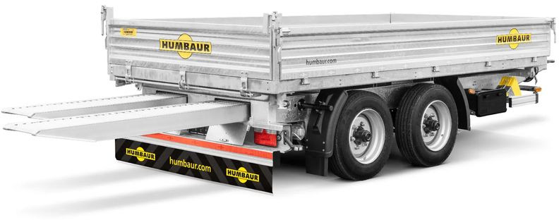 New Tipper trailer Humbaur Wywrotka 3-Stronna , Różne DMC i Długości, Ocynk, Najazdy jako opcja: picture 9
