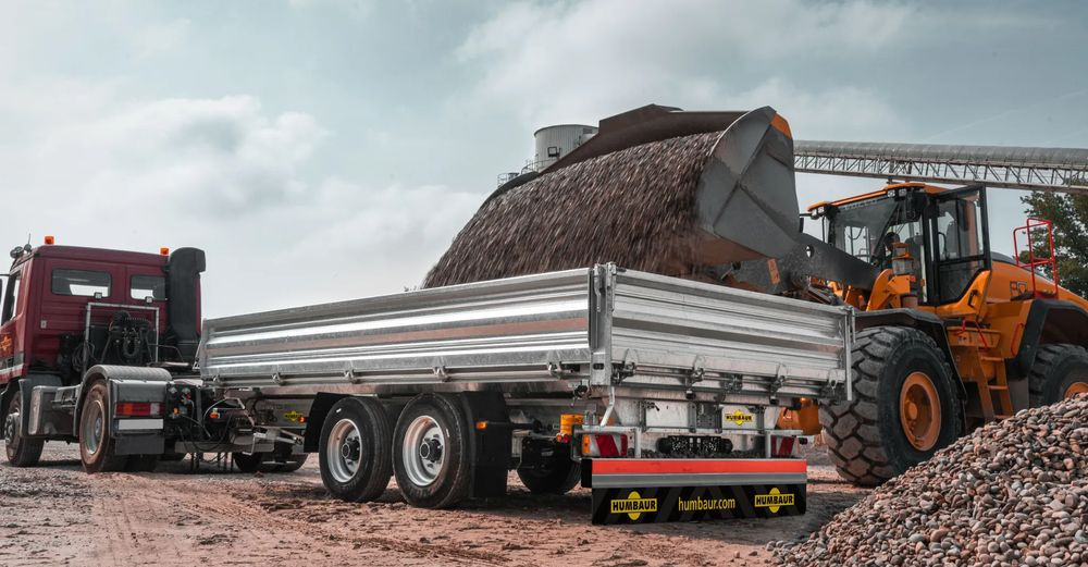 New Tipper trailer Humbaur Wywrotka 3-Stronna , Różne DMC i Długości, Ocynk, Najazdy jako opcja: picture 10