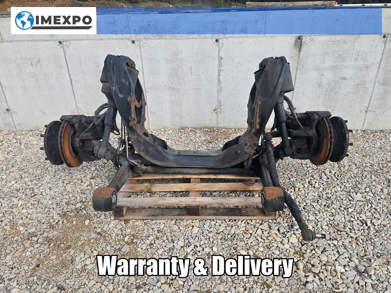 MAN TGX TGS AIR SUNSPENSION / COMPLETE FRONT AXLE - Front axle: picture 1 MAN TGX TGS AIR SUNSPENSION / COMPLETE FRONT AXLE - Front axle: picture 1