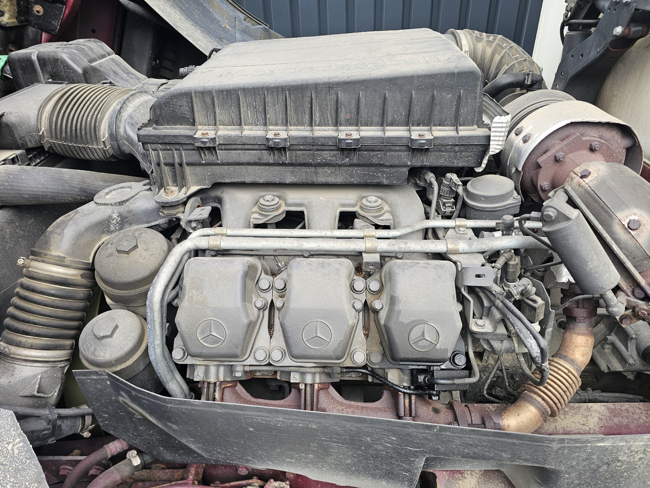 MERCEDES-BENZ ACTROS MP3/ OM501LA V6 / COMPLETE ENGINE / TOP CONDITION: 565k KM!! - Engine: picture 3 MERCEDES-BENZ ACTROS MP3/ OM501LA V6 / COMPLETE ENGINE / TOP CONDITION: 565k KM!! - Engine: picture 3