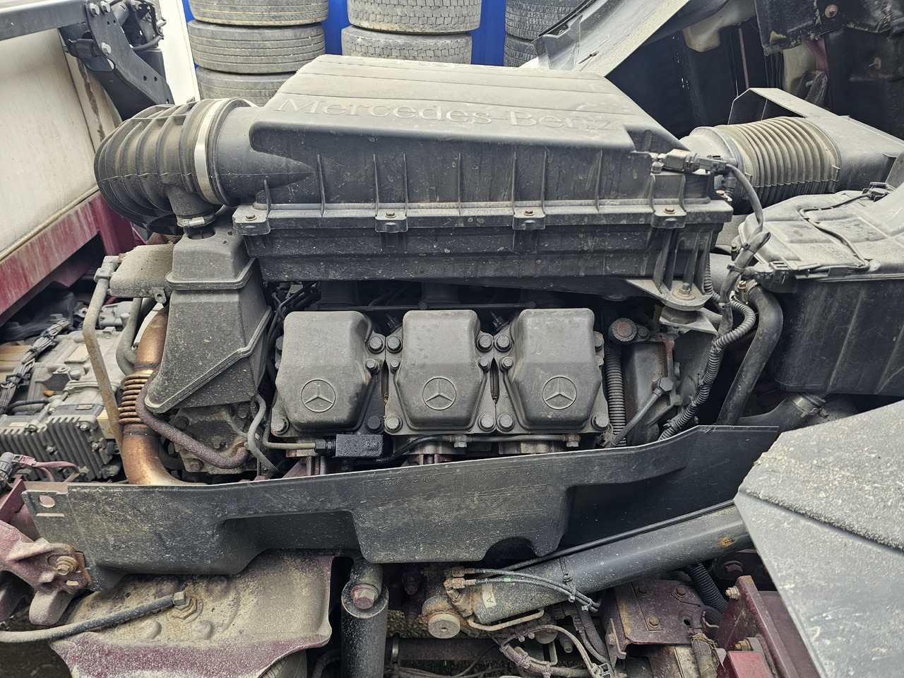 MERCEDES-BENZ ACTROS MP3/ OM501LA V6 / COMPLETE ENGINE / TOP CONDITION: 565k KM!! - Engine: picture 2 MERCEDES-BENZ ACTROS MP3/ OM501LA V6 / COMPLETE ENGINE / TOP CONDITION: 565k KM!! - Engine: picture 2