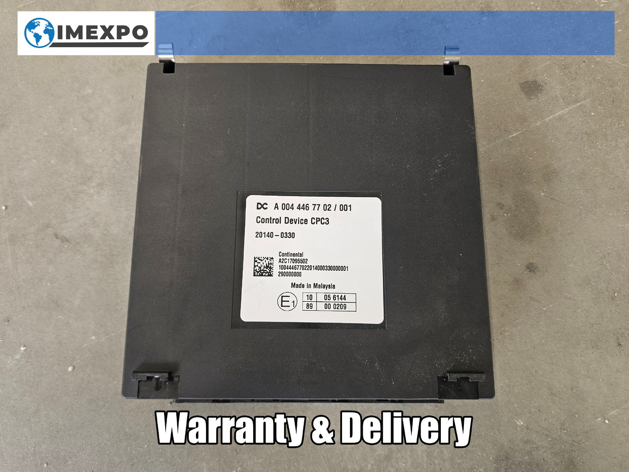 MERCEDES-BENZ ATEGO ACTROS MP4 EURO 6 / CPC3 / A0044467702 - ECU: picture 1 MERCEDES-BENZ ATEGO ACTROS MP4 EURO 6 / CPC3 / A0044467702 - ECU: picture 1