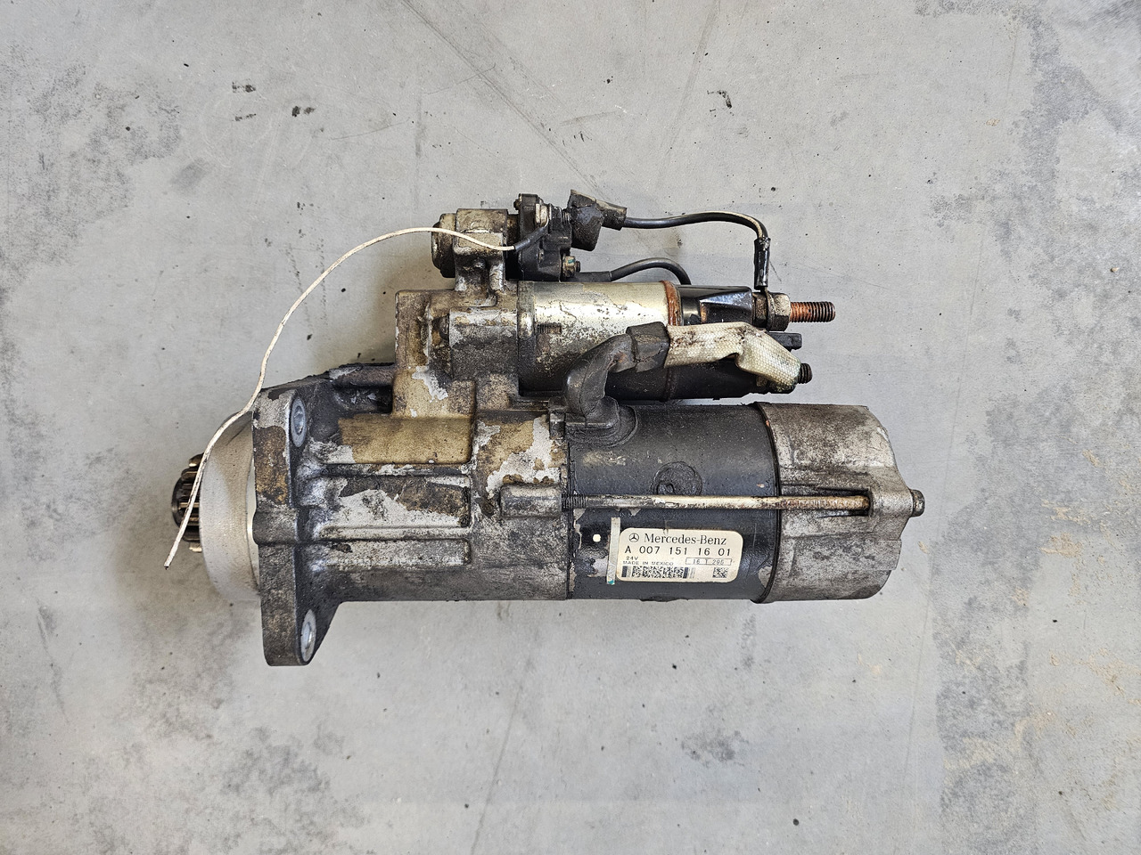 MERCEDES-BENZ ATEGO MP4 EURO 6 / ENGINE STARTER / OM936 / A0071511601 - Starter: picture 2 MERCEDES-BENZ ATEGO MP4 EURO 6 / ENGINE STARTER / OM936 / A0071511601 - Starter: picture 2