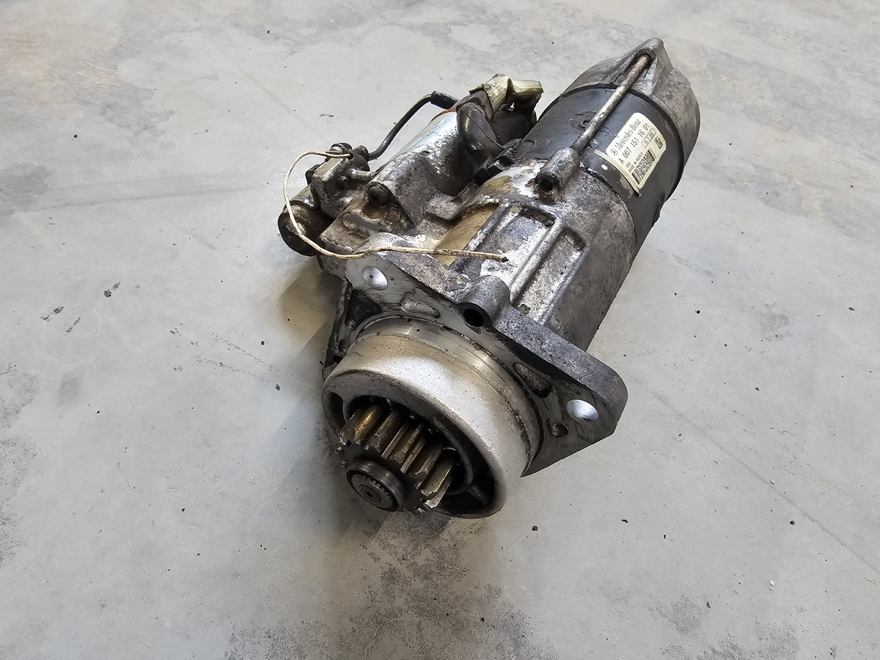 MERCEDES-BENZ ATEGO MP4 EURO 6 / ENGINE STARTER / OM936 / A0071511601 - Starter: picture 4 MERCEDES-BENZ ATEGO MP4 EURO 6 / ENGINE STARTER / OM936 / A0071511601 - Starter: picture 4
