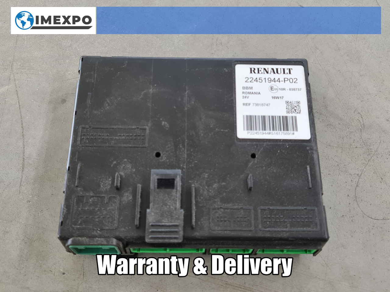 RENAULT RANGE T / BBM CONTROL UNIT / 22451944 P02 - ECU: picture 1 RENAULT RANGE T / BBM CONTROL UNIT / 22451944 P02 - ECU: picture 1