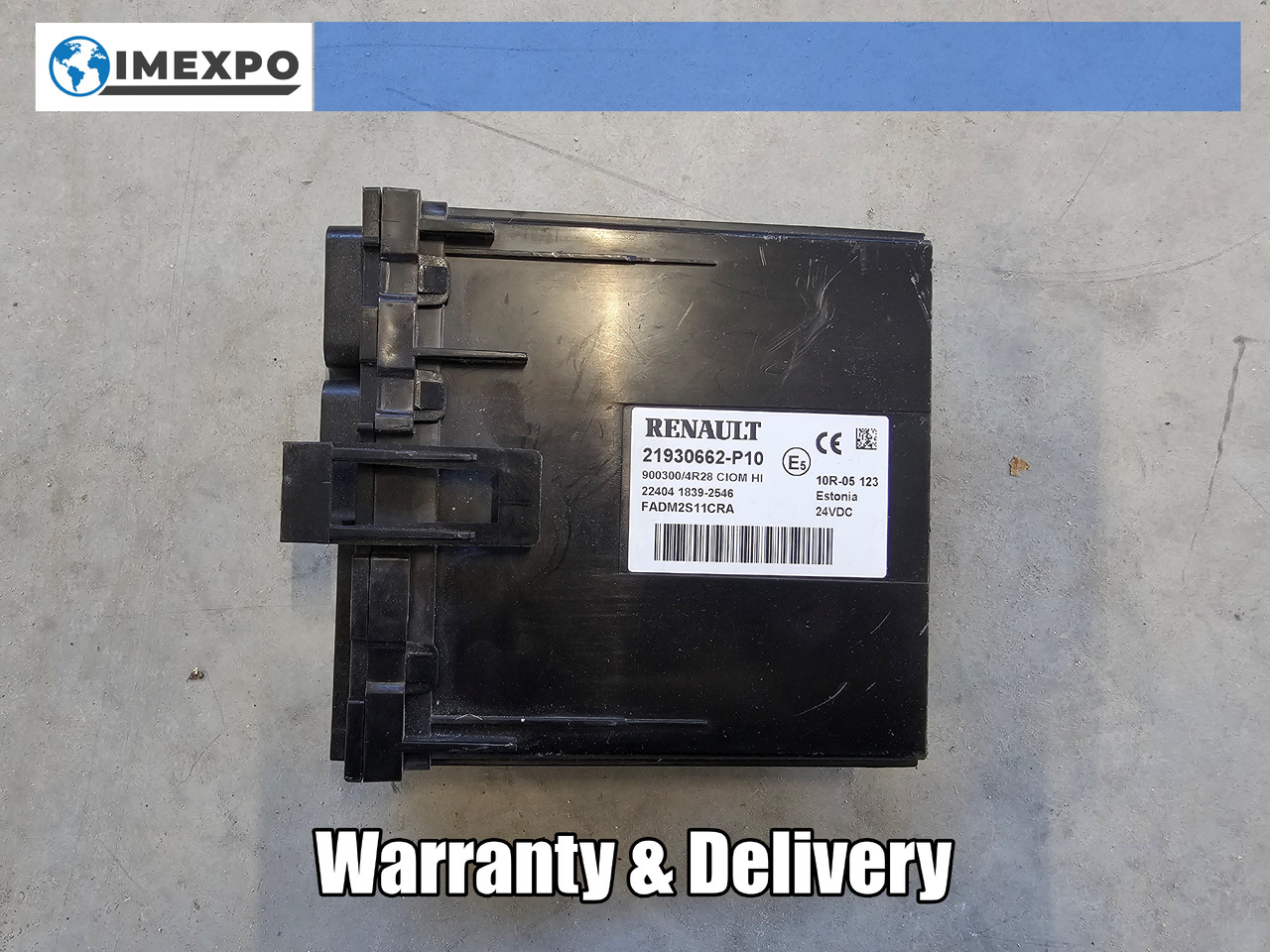 RENAULT RANGE T / CIOM HI CONTROL UNIT / 21930662 P10 - ECU: picture 1 RENAULT RANGE T / CIOM HI CONTROL UNIT / 21930662 P10 - ECU: picture 1