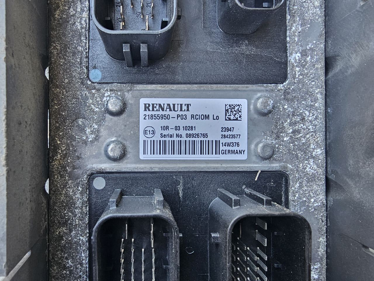 RENAULT RANGE T / RCIOM Lo CONTROL UNIT / 21855950 P03 - ECU: picture 3 RENAULT RANGE T / RCIOM Lo CONTROL UNIT / 21855950 P03 - ECU: picture 3