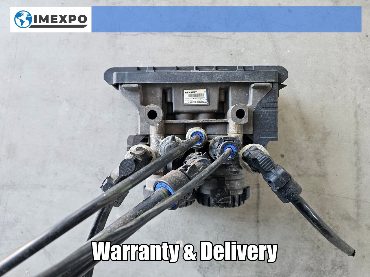 RENAULT RANGE T / REAR EBS VALVE / K102266 22225566 - Brake valve: picture 1 RENAULT RANGE T / REAR EBS VALVE / K102266 22225566 - Brake valve: picture 1