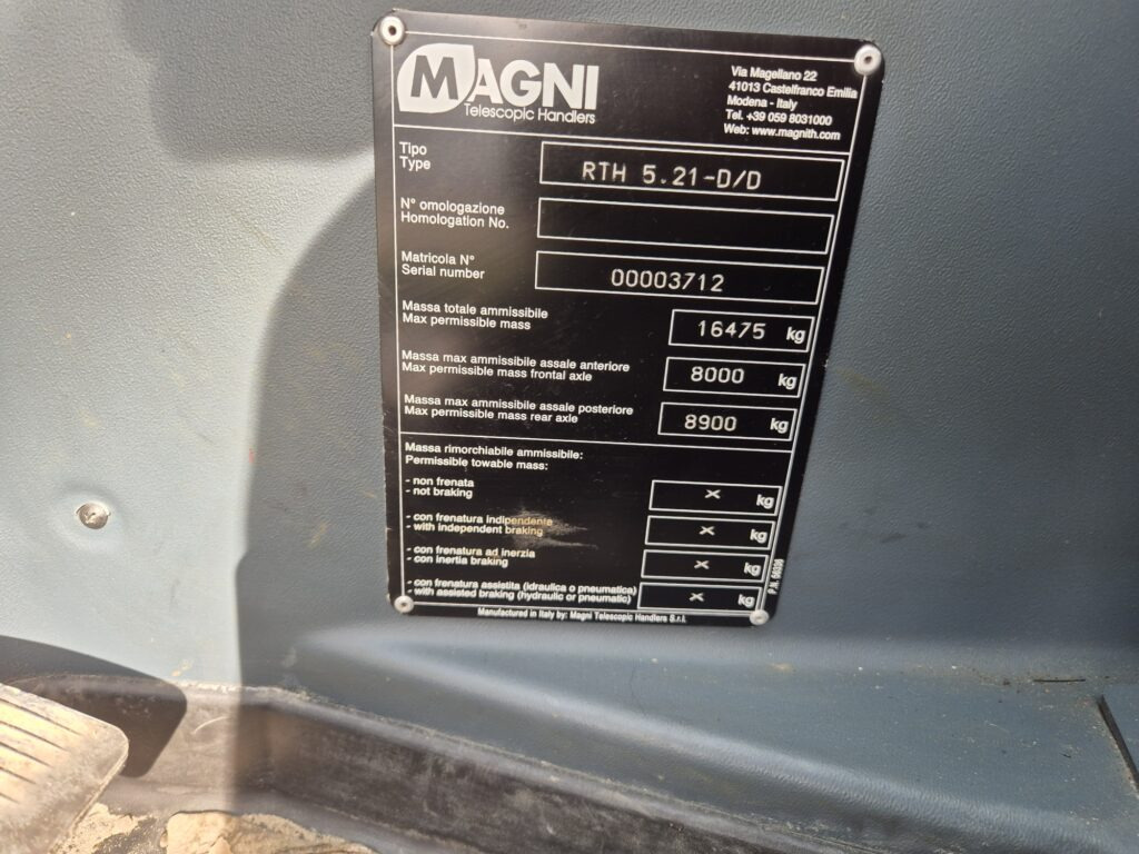 Telescopic handler MAGNI RTH 5.21 D/D: picture 20